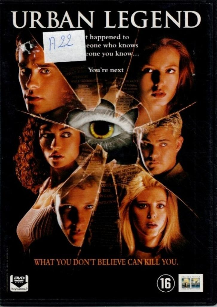dvd   -   urban legend, Vanaf 16 jaar, Ophalen of Verzenden
