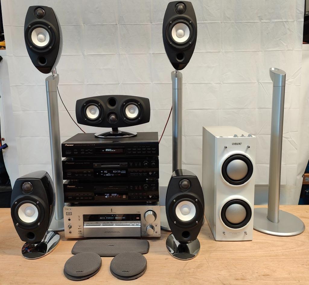 Sony Super Audio/Surround set, Audio, Tv en Foto, Home Cinema-sets, Gebruikt, Overige spelers, 7.1-systeem, 70 watt of meer, Sony