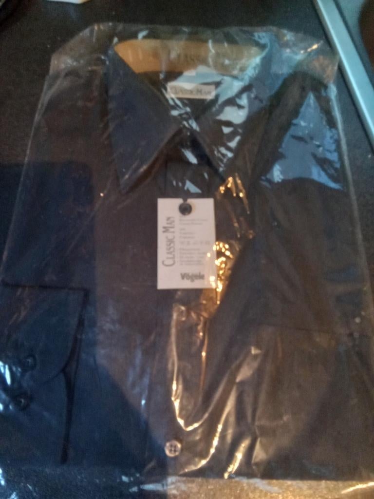 Chemise noire pour homme, neuf, taille 40, Enlèvement ou Envoi