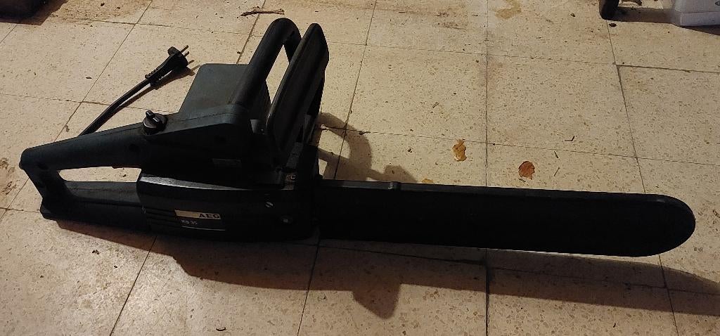 elektrisch boomzaag AEG KS35, Tuin en Terras, Hand-tuingereedschap, Ophalen, Gebruikt, Overige soorten, AEG