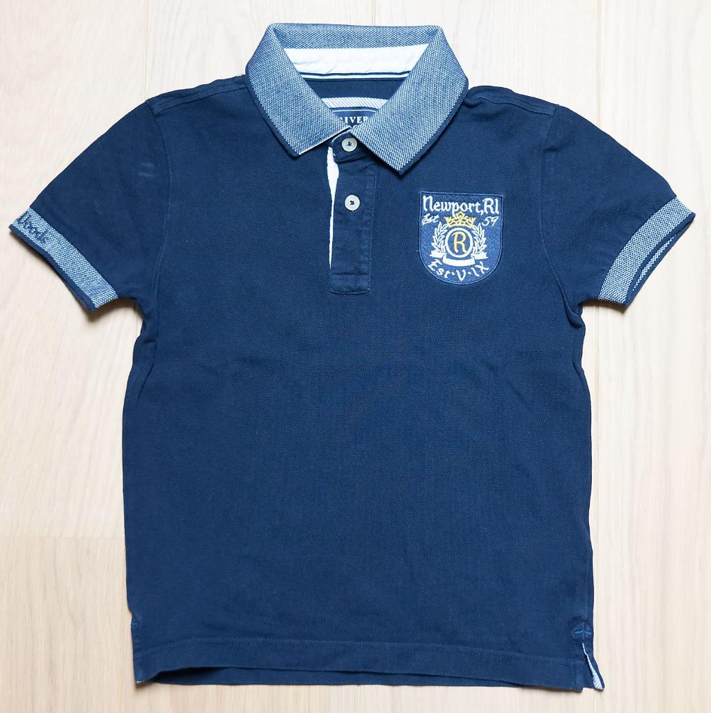 Donkerblauwe polo River Woods, maat 8 jaar, Garçon, Enlèvement ou Envoi, River woods, Pull ou Veste