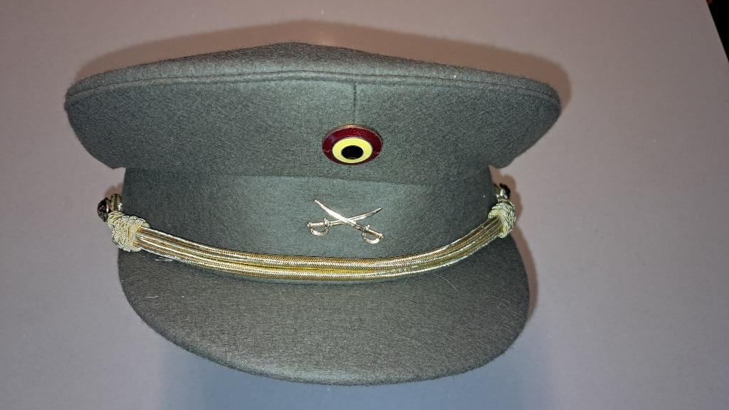 BELGIQUE - ABL - KEPI OFFICIER CHASSEURS A CHEVAL - 1989, Enlèvement ou Envoi, Armée de terre, Casque ou Béret
