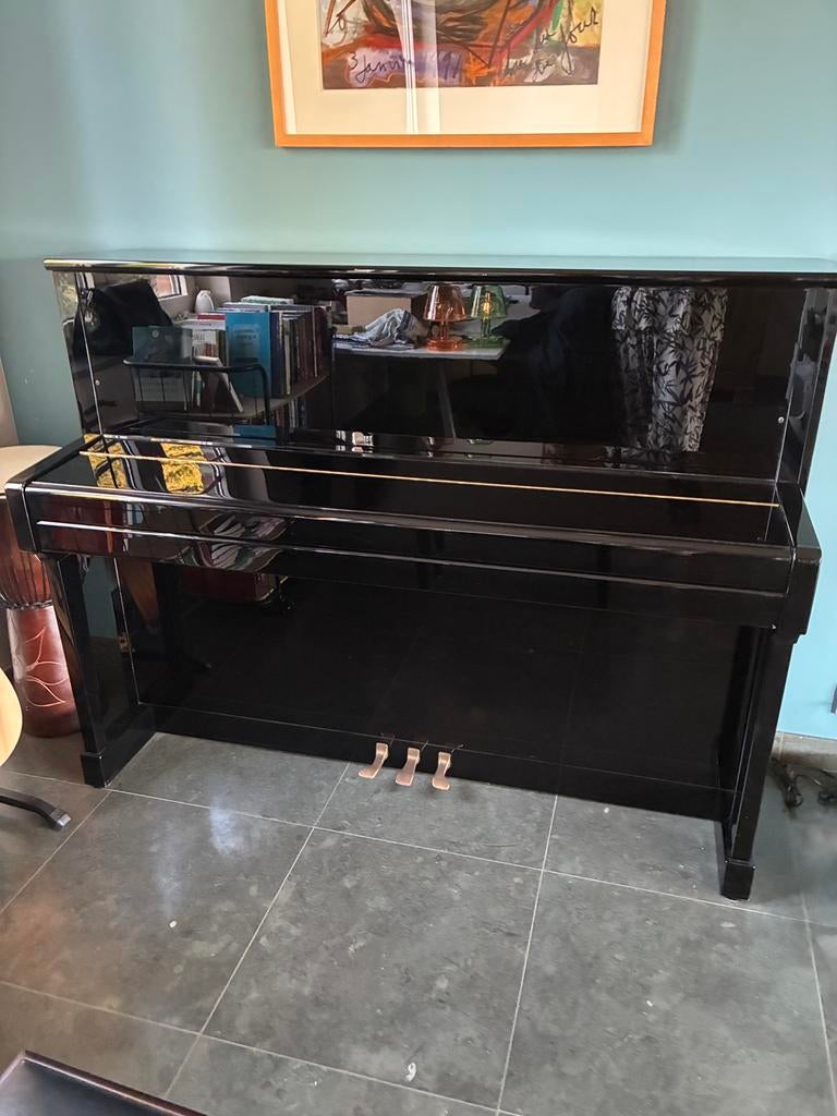 C116 Schimmel piano zwart hoogglans uitstekend onderhouden, Muziek en Instrumenten, Ophalen, Zwart, Zo goed als nieuw, Piano