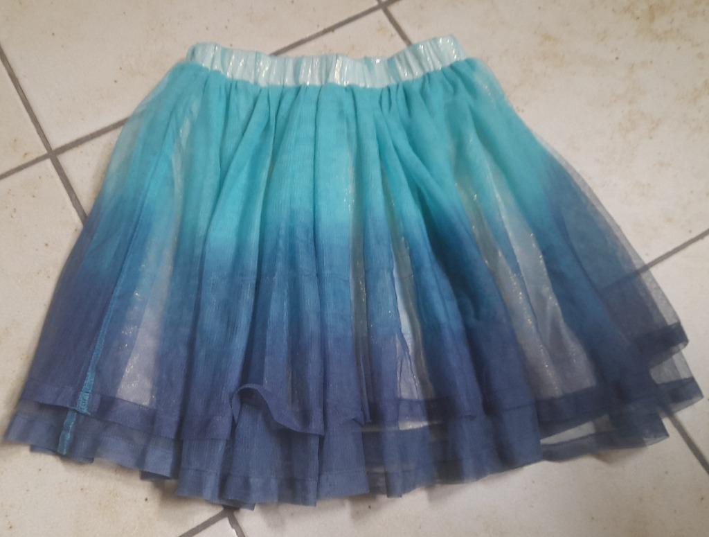 tule blauw groen rokje mt 104, Kinderen en Baby's, Ophalen of Verzenden