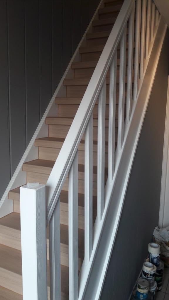 Habillage / restauration escalier avec ou sans rampe et g-c, Bricolage & Construction, Enlèvement, Comme neuf, Escalier