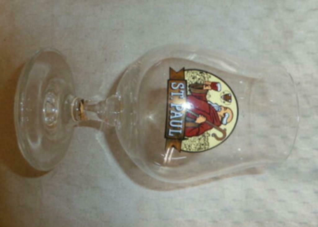 #H bier glas ST. PAUL Brouwerij Sterkens - Meer, Ophalen of Verzenden, Nieuw, Bierglas