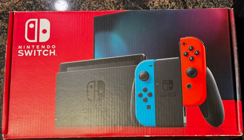 Nintendo Switch v2 nouveau, Enlèvement ou Envoi, Comme neuf, Avec 2 manettes, Switch 2019 Upgrade