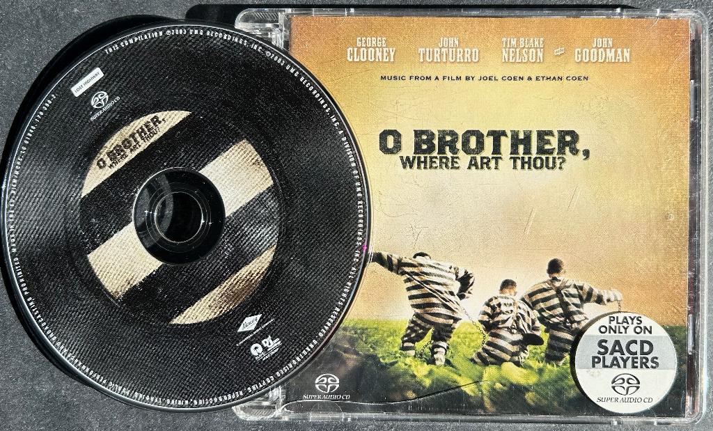 Soundtr: O BROTHER WHERE ART THOU? ( SACD ), Cd's en Dvd's, Verzenden, Zo goed als nieuw