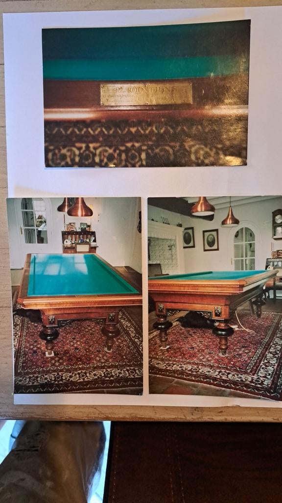 80 jaar oud compleet met lampen telraam en biljart keus, Ophalen
