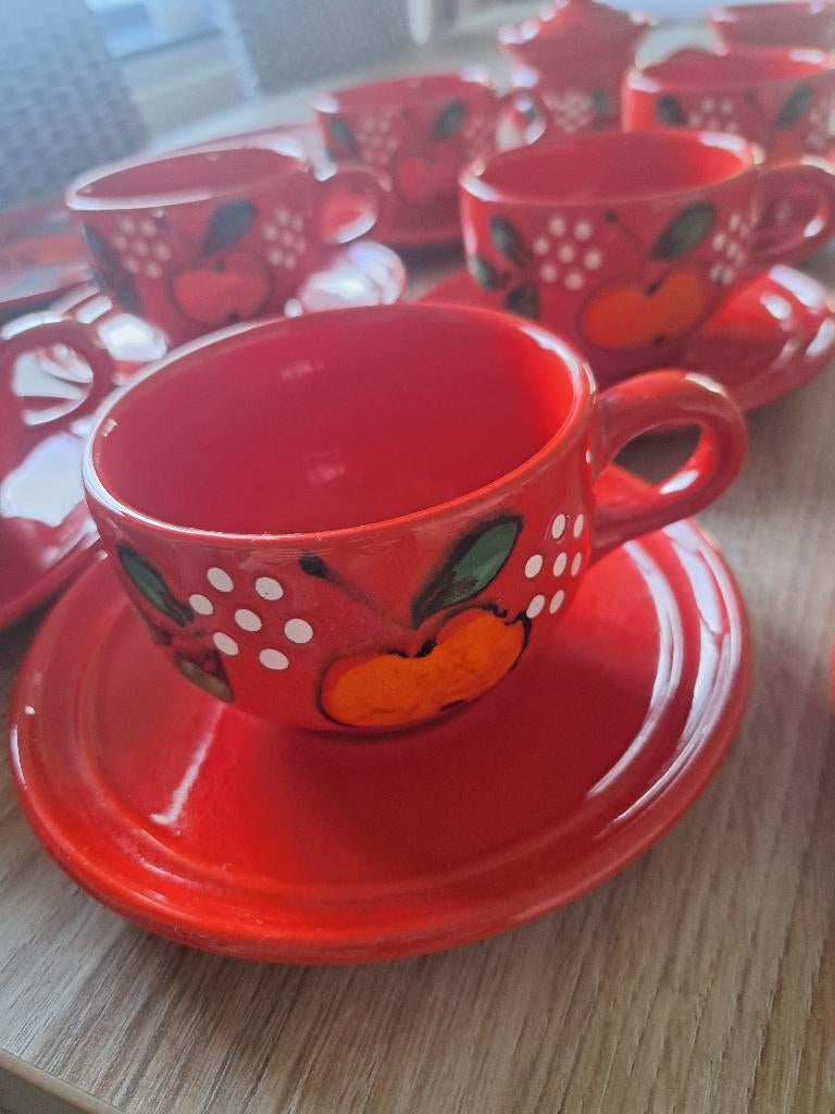 vintage koffie service, Neuf, Service complet, Céramique, Enlèvement