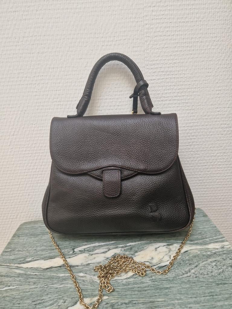 Sac à main en cuir Bardolini, Enlèvement ou Envoi, Brun, Sac à main