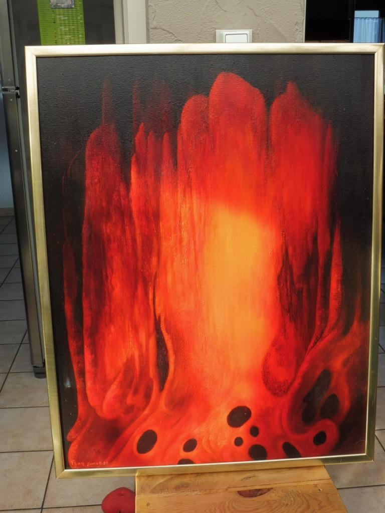 Vuurgloed, Antiek en Kunst, Kunst | Schilderijen | Modern, Ophalen