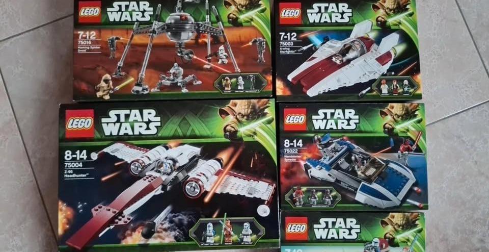 .Lego Star Wars 75000- 002- 002 004 012 016 022 Doos notice, Ophalen of Verzenden, Gebruikt, Complete set, Lego