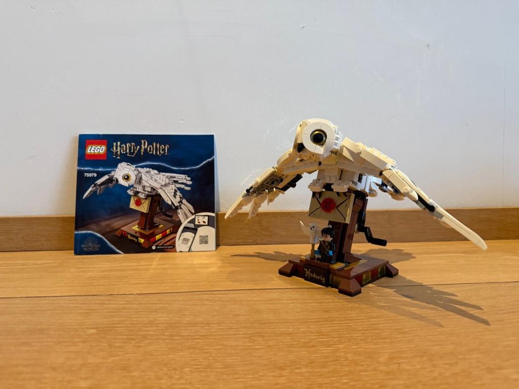 LEGO Harry Potter Hedwig - 75979, Ophalen of Verzenden, Zo goed als nieuw, Complete set, Lego
