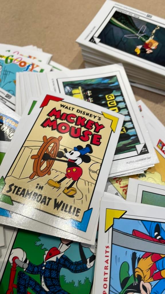 Lot de cartes à collectionner Mickey, Donald, Dingo, etc., Collections, Enlèvement ou Envoi, Donald Duck, Comme neuf