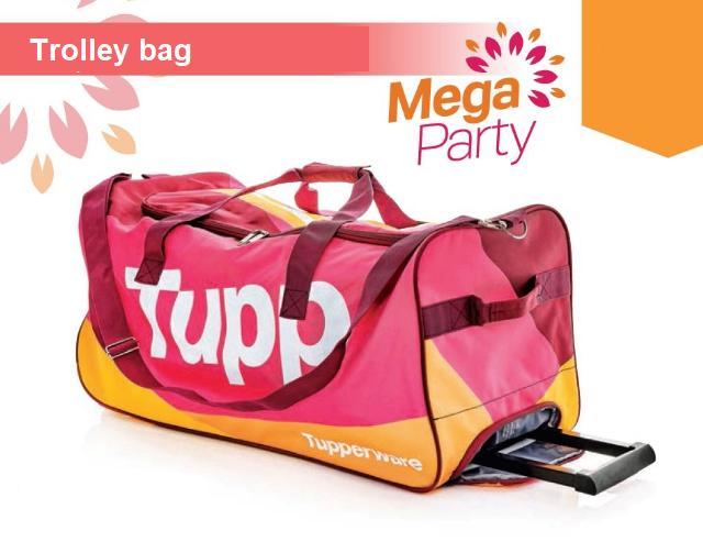 Tupperware™ « Sac de Voyage - Trolley - Démonstration », Roulettes, 35 à 55 cm, 40 à 60 cm, Envoi
