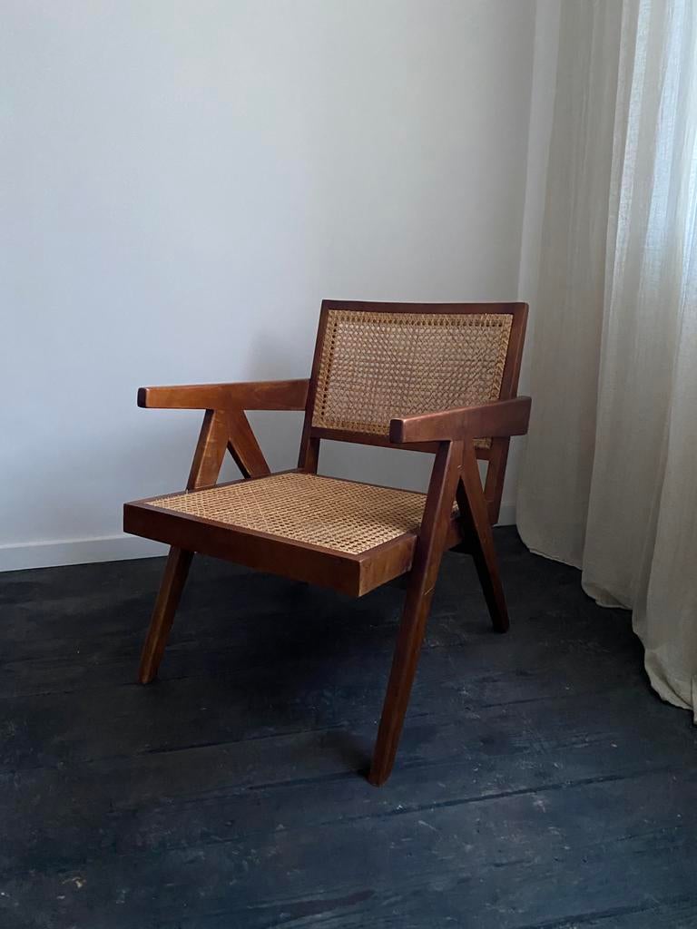 Jeanneret stijl fauteuil - lounge chair, Ophalen