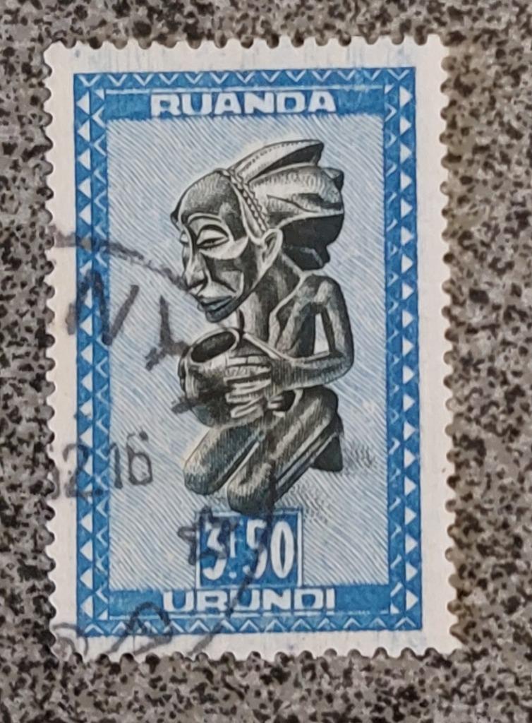Postzegels Ruanda-Urundi OBP 166, Ophalen of Verzenden, Gestempeld