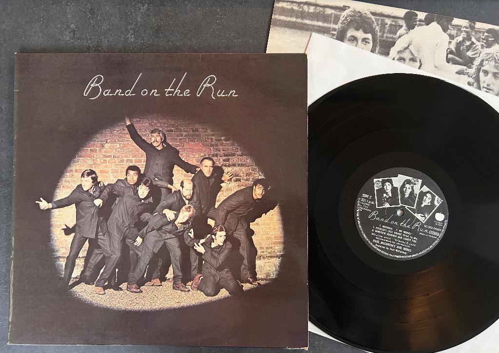 WINGS - Band on the Run ( LP avec affiche ), Envoi, Comme neuf, 12 pouces, Pop rock