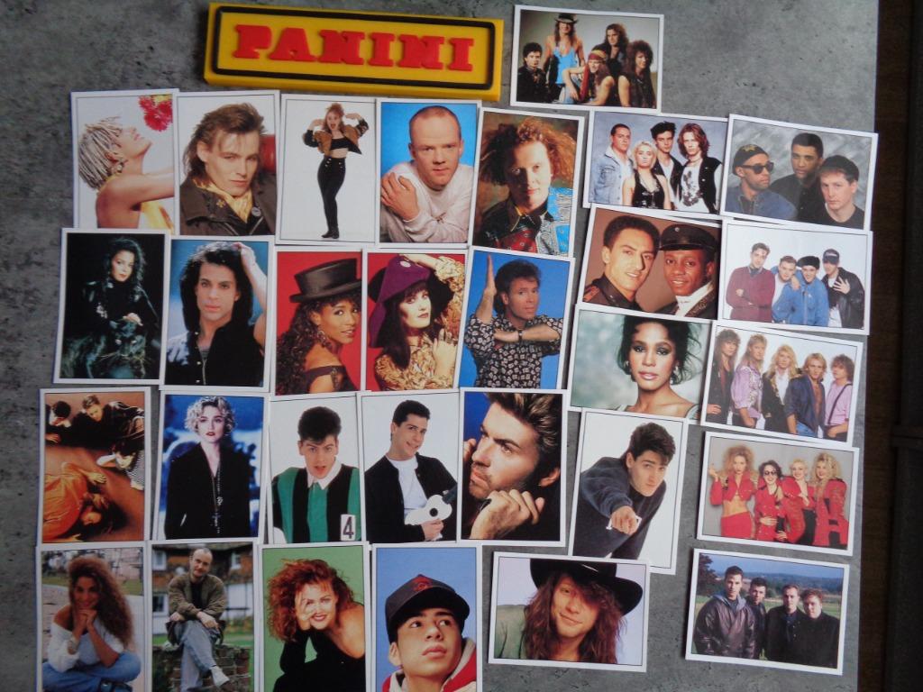 PANINI STICKERS SMASH HITS COLLECTION 1990  30X POP STERREN, Envoi