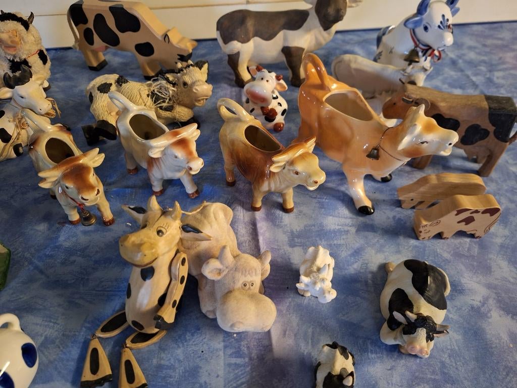 Collection de vaches, Ophalen of Verzenden, Gebruikt, Boerderijdier, Beeldje of Figuurtje