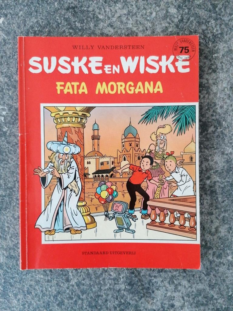 Suske en Wiske, Fata Morgana (Efteling), uitgave 1988, Enlèvement ou Envoi, Utilisé