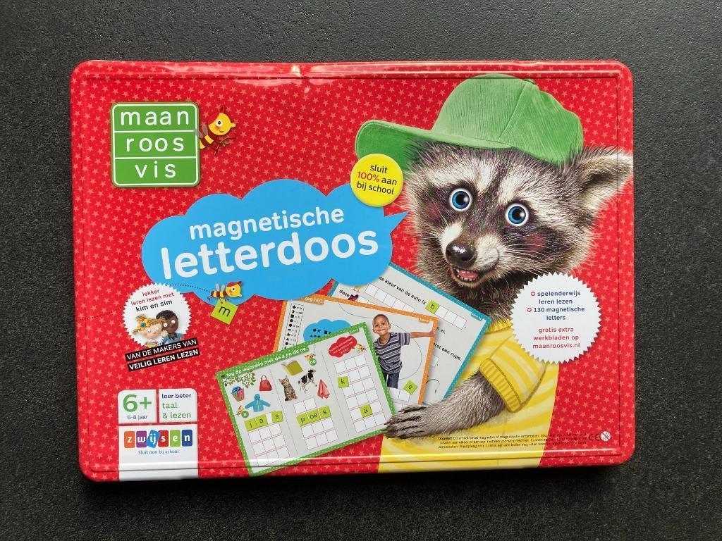 Magnetische letterdoos, Kinderen en Baby's, Ophalen, Zo goed als nieuw, Taal en Lezen