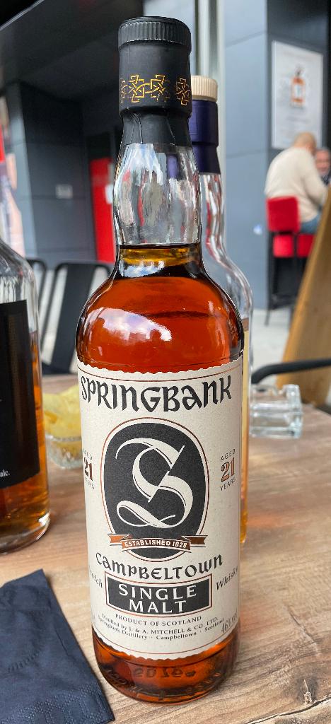 Springbank 21 Year Old (1995), Ophalen, Nieuw, Vol
