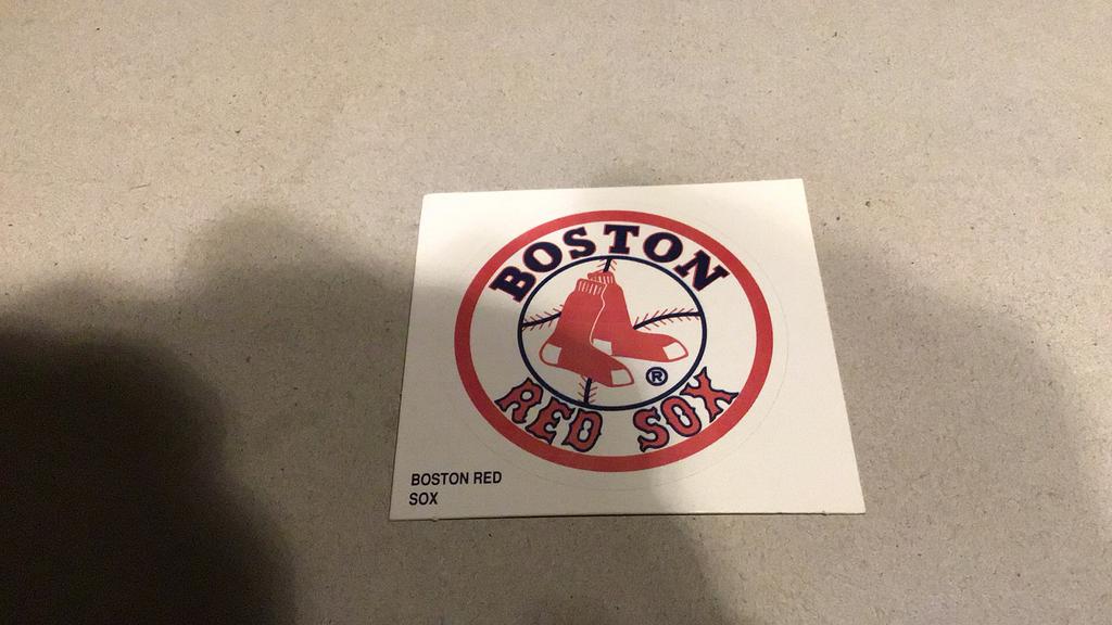 Sticker Boston Red Sox (f1), Ophalen of Verzenden, Zo goed als nieuw, Sport
