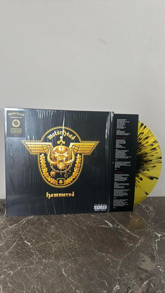Motorhead lp Hammered, Cd's en Dvd's, Vinyl | Hardrock en Metal, Ophalen, Zo goed als nieuw