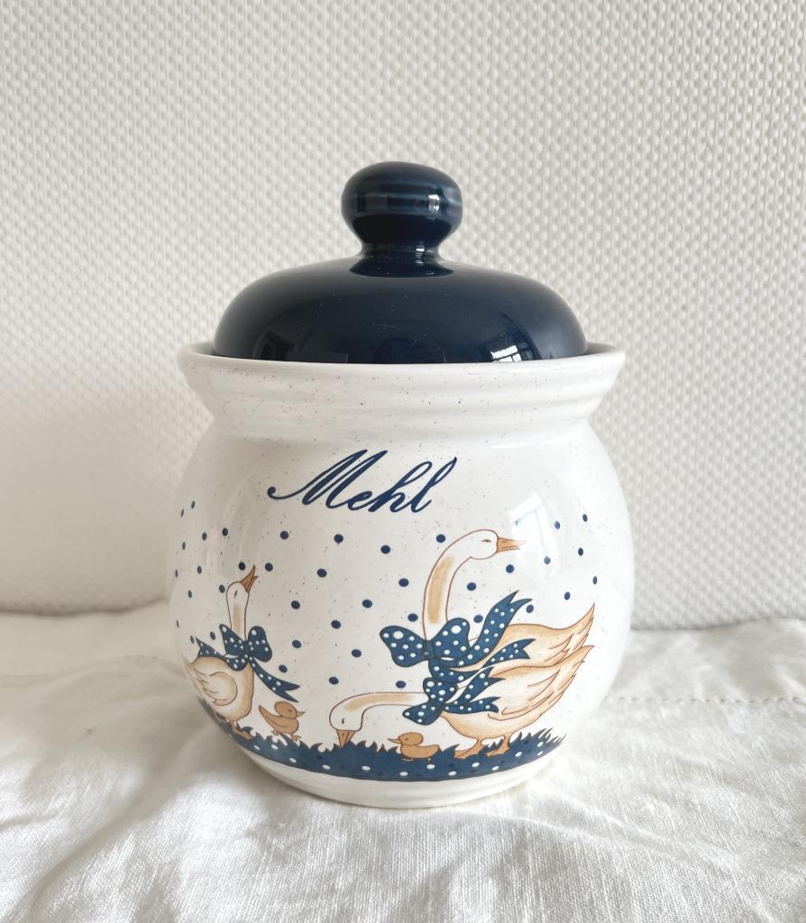 Pot de conservation décoré d'oies, Enlèvement ou Envoi