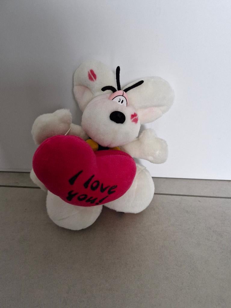 knuffel Diddl I love yoy, Envoi, Diddl, Peluche