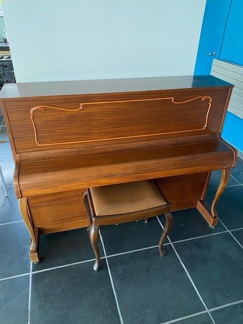 buffetpiano GEYER, Muziek en Instrumenten, Piano's, Ophalen, Gebruikt, Bruin, Piano