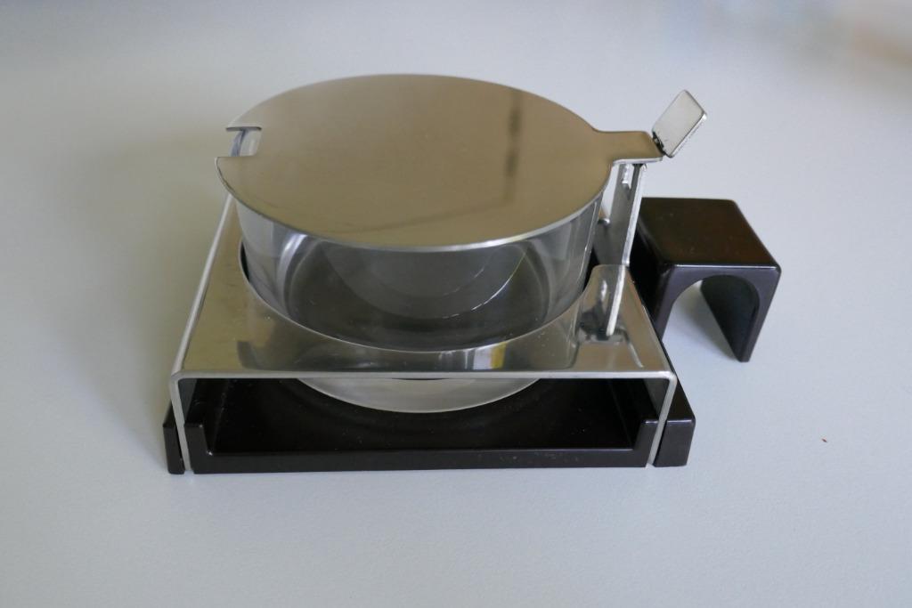 Plat de service et de conservation vintage pour fromage, noi, Enlèvement ou Envoi, Comme neuf, Verre, Balance ou Balances