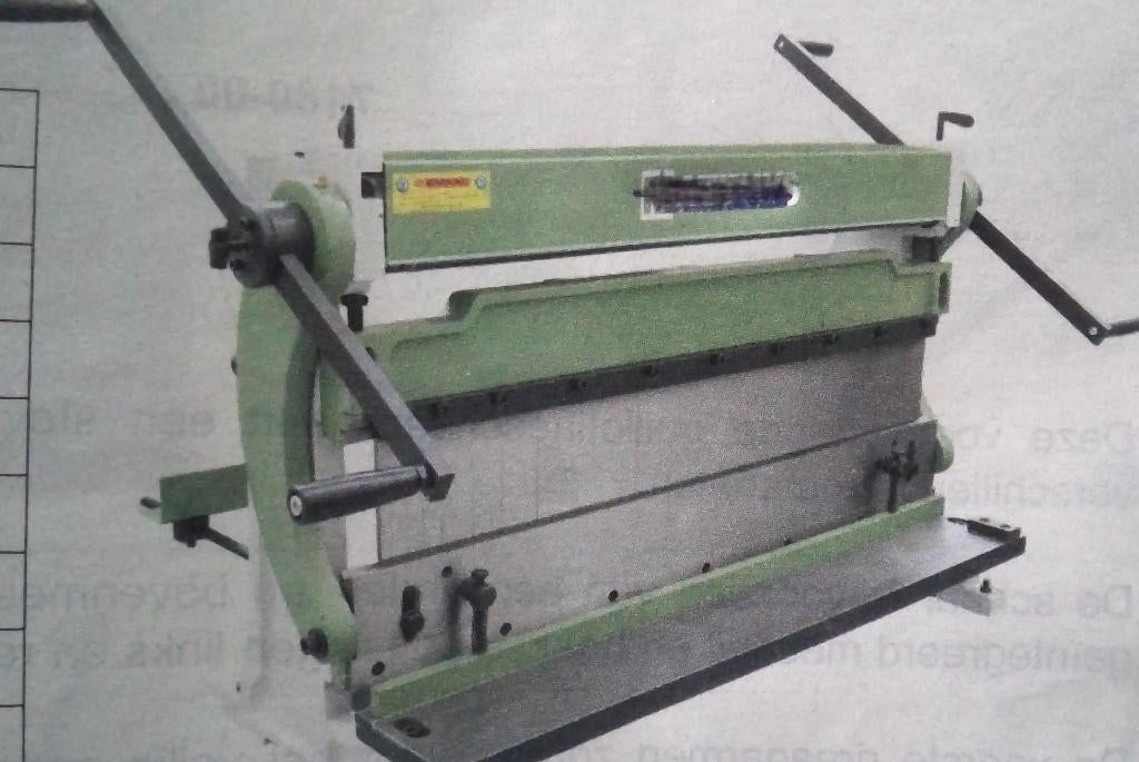 ZOEK rol-plooi-snij machine, Doe-het-zelf en Bouw, Gereedschap | Overige machines, Ophalen, Gebruikt