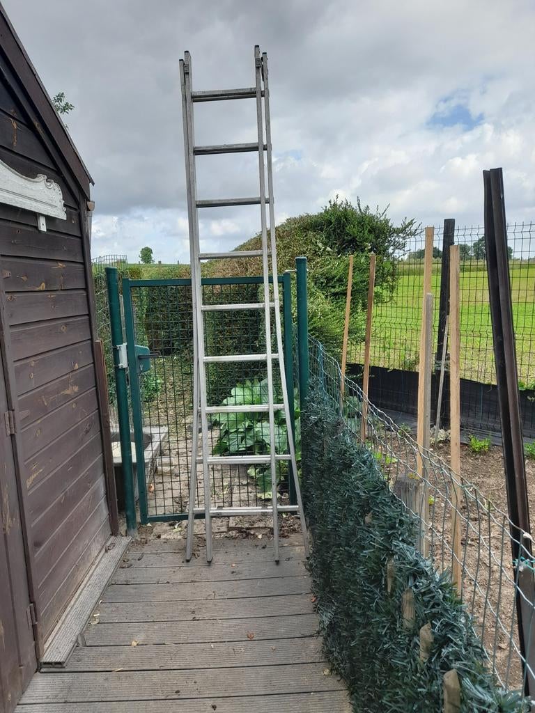 Alu ladder 2 delig., Ophalen, Zo goed als nieuw, Ladder
