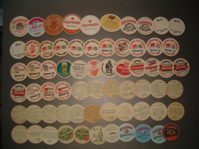*Verzameling 106 bierviltjes Gulpener, Verzamelen, Ophalen of Verzenden, Gebruikt, Viltje(s), Gulpener