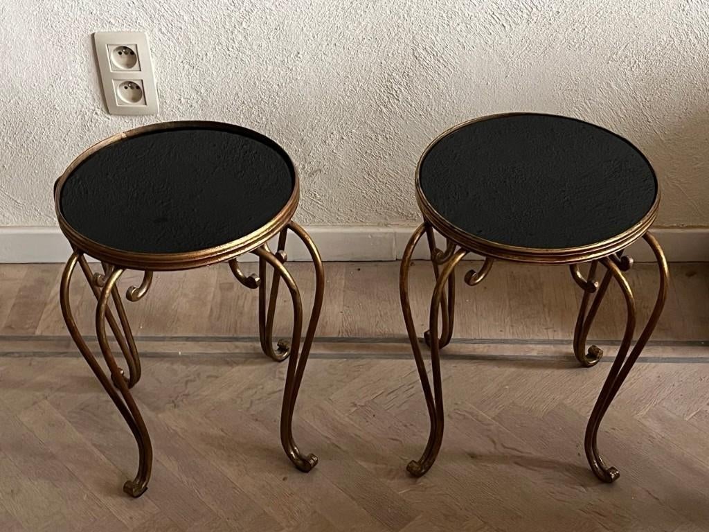 Twee art deco bijzettafeltjes, Antiek en Kunst, Antiek | Meubels | Tafels, Ophalen