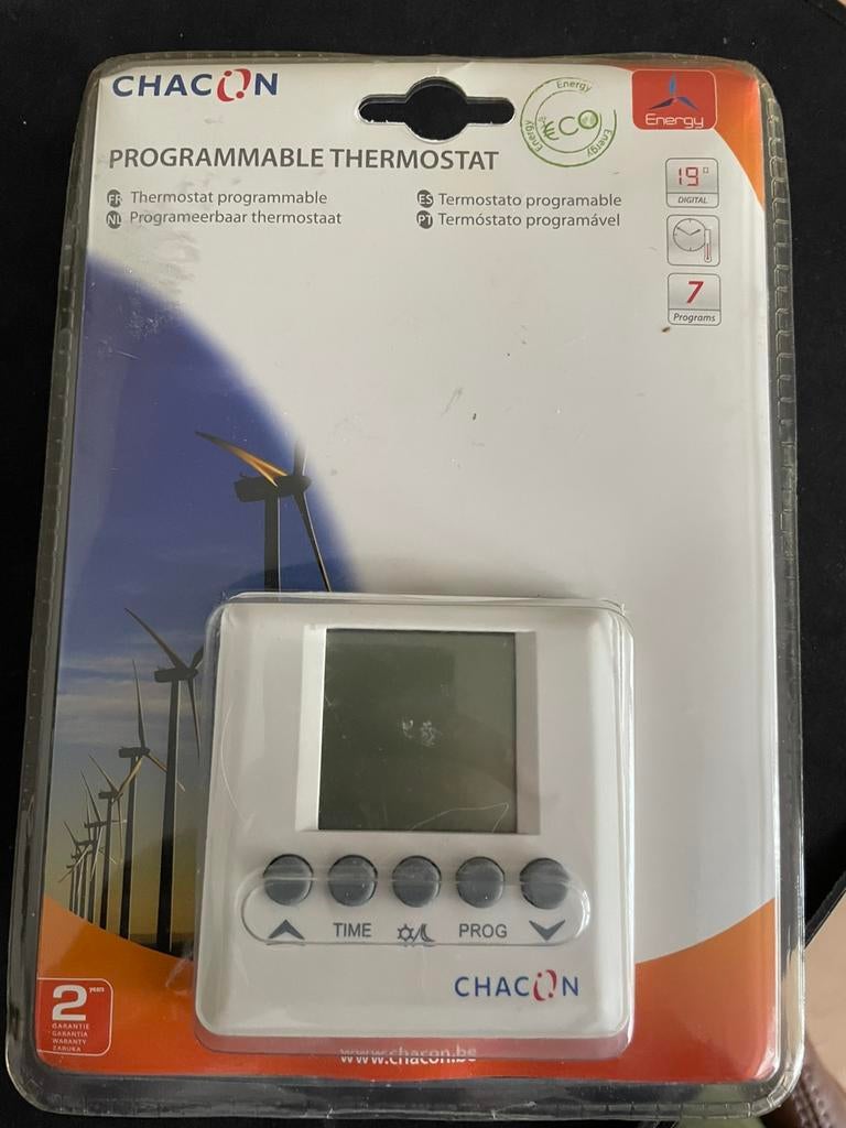 Thermostaat Chacon, Doe-het-zelf en Bouw, Verwarming en Radiatoren, Ophalen of Verzenden, Zo goed als nieuw, Thermostaat