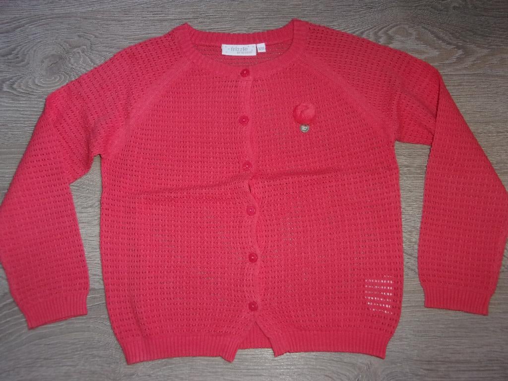 SPLINTERNIEUW meisjes giletje. Maat 128, Neuf, Enlèvement ou Envoi, Pull ou Veste, Bel &bo
