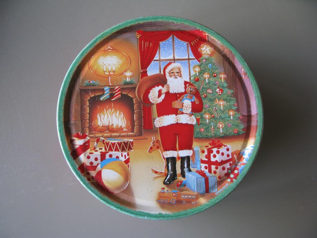 Boite biscuit décor Noel, Enlèvement ou Envoi, Utilisé, Biscuits, Autres marques
