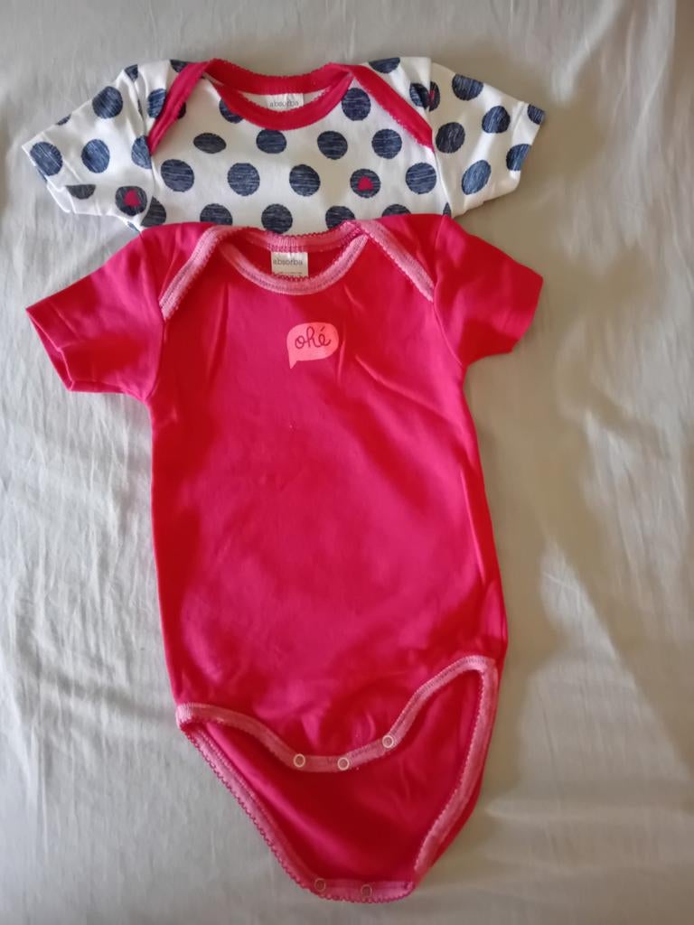 2 rompers - maat 80, Kinderen en Baby's, Nacht- of Onderkleding, Meisje, Ophalen of Verzenden, Zo goed als nieuw