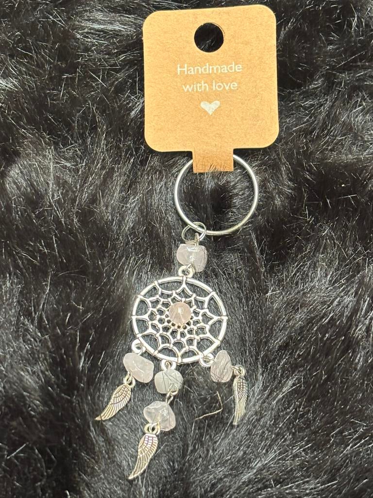 Rozenkwarts sleutelhanger, Ophalen, Nieuw