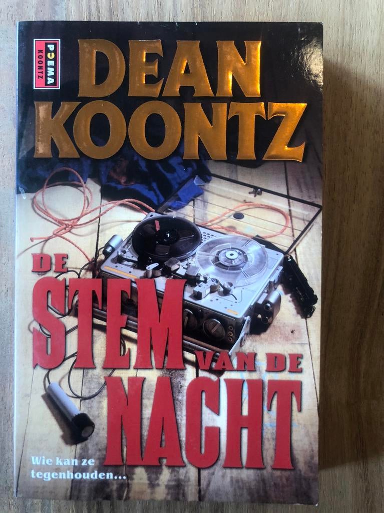 Dean R. Koontz - De stem van de nacht, Gelezen, België, Dean R. Koontz, Ophalen of Verzenden