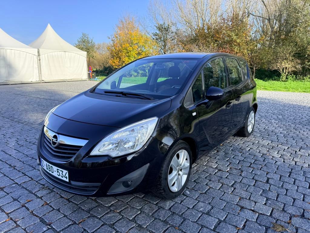 OPEL MERIVA 2011 1.4i AIRCO 180.000KM!, Auto's, Opel, Monovolume, Zwart, Handgeschakeld, Particulier