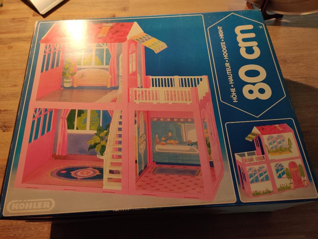 Huis voor Barbiepoppen Vintage, Enlèvement, Comme neuf, Maison de poupées