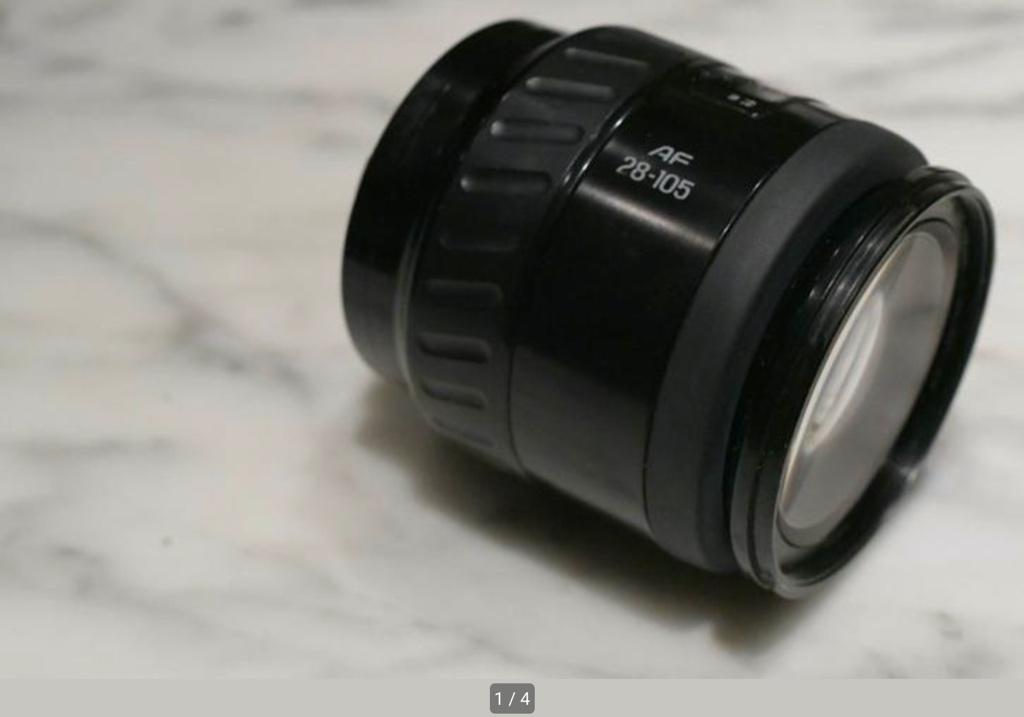 Minolta AF 28-105mm/3.5-4.5 zoomlens, Ophalen of Verzenden, 1980 tot heden, Lens of Lenzen