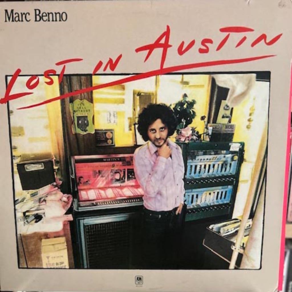 MARC BENNO - LOST IN AUSTIN LP, Enlèvement ou Envoi, Comme neuf, 12 pouces, Chanteur-compositeur