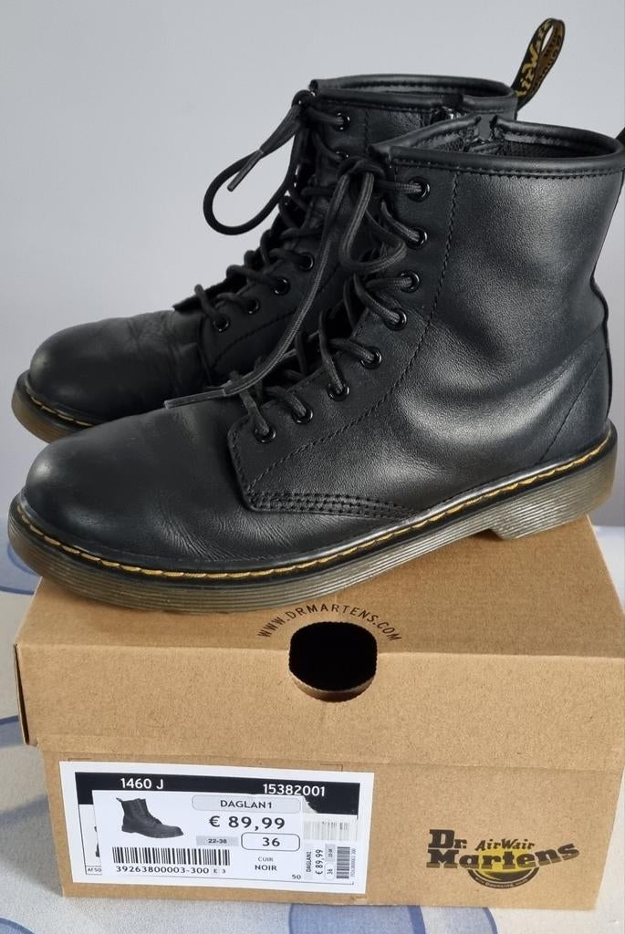 Boots Dr Martens pointure 36, Kinderen en Baby's, Ophalen, Dr Martens, Gebruikt, Jongen of Meisje