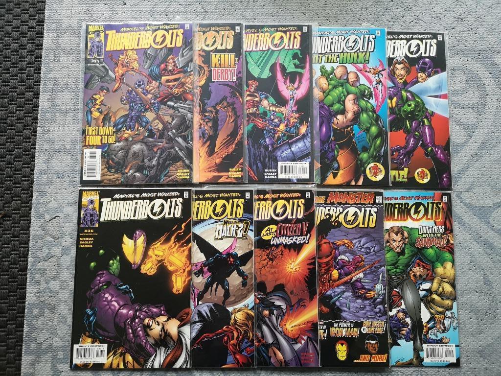 Thunderbolts (vol.1) #31-40 - MCU tv-show coming soon !, Série complète ou Série, Enlèvement ou Envoi, Comme neuf